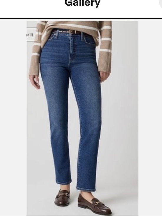 J. Crew Denim - J. Crew Factory Signature Stretch Stovepipe Straight Leg Jeans High Waist Sz. 28